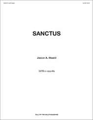 Sanctus SATB choral sheet music cover Thumbnail
